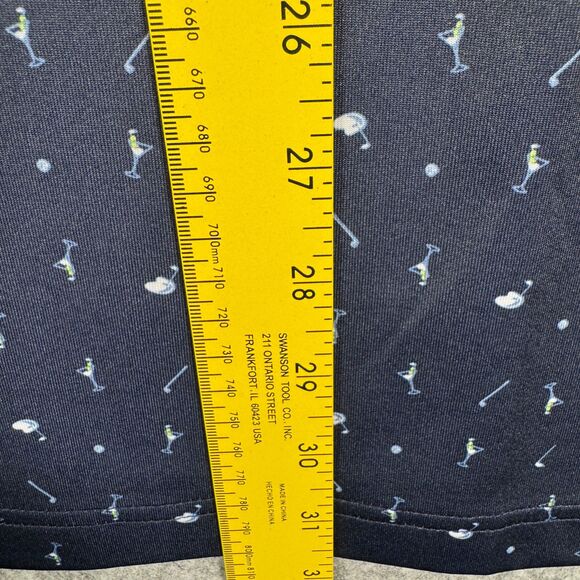 Callaway Shirt Mens Size 2XL Blue Opti Dri Polo Short Sleeve Golf Martinis Tees - Picture 4 of 10